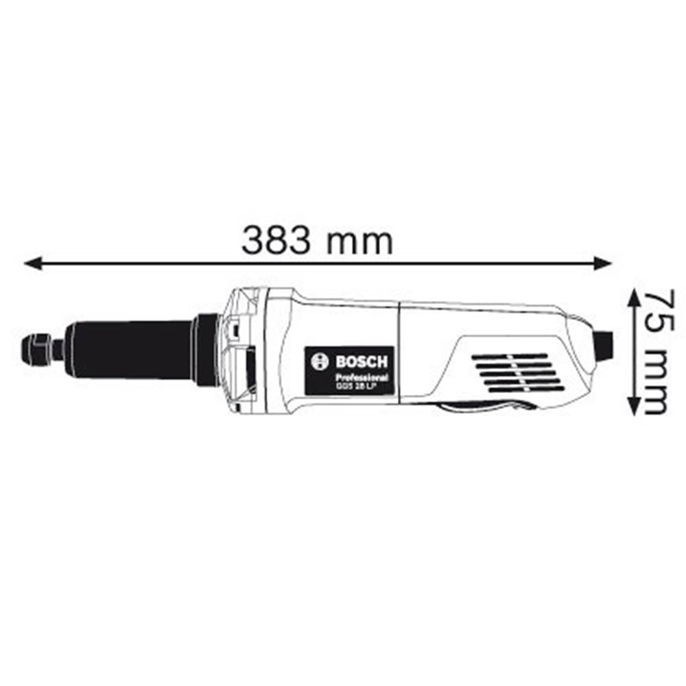 BOSCH Straight Grinder Professional GGS 28 LP Top Dog Tool Shop