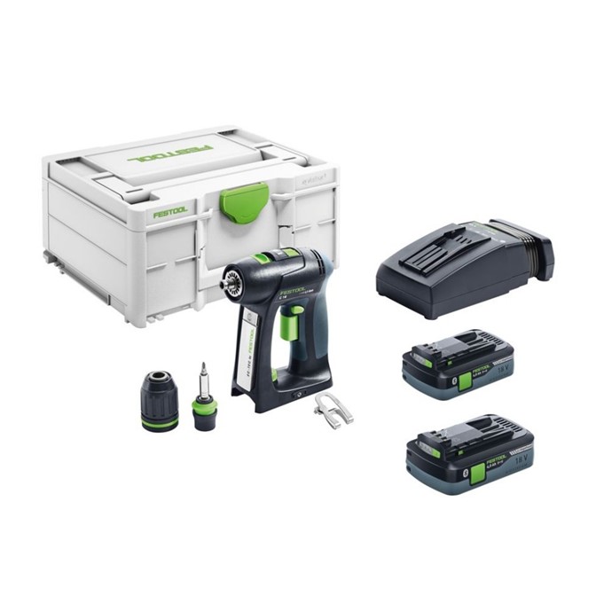 FES576435 FESTOOL Cordless Drill C 18 HPC 4.0 I-PLUS 576435