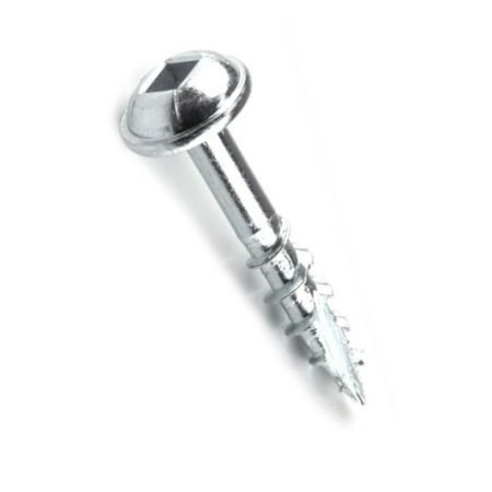 KREG | Zinc Pocket Hole Screws 25 mm 1.00' #8 Coarse Thread Mx Loc | 100Ct