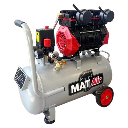 MATAIR | SILENT 24 Litre Oil-Free Compressor | 0.75KW/1HP 220V | AIR3000