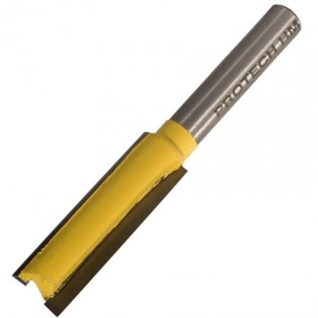 PRO-TECH Straight Bit 3/8' (9.5Mm) X 1 1/4'(32Mm) Two Flute Long 1/4' Shank