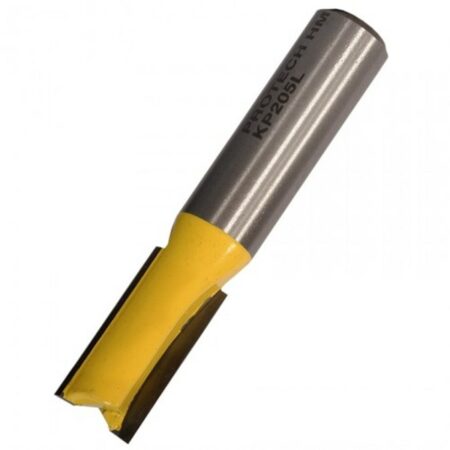 PRO-TECH Straight Bit 1/2' (12.7Mm) X 1'(25.4Mm) Two Flute 1/2' Shank