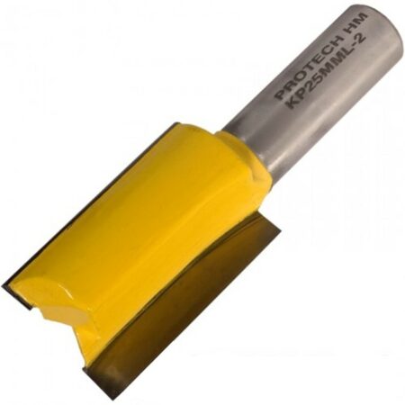 PRO-TECH Straight Bit 25Mm X 38Mm Cut 2 Flute Metric 1/2' Shank
