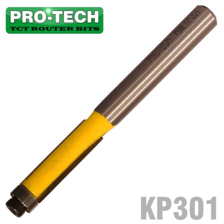 PRO-TECH | Trim Bit 1/4'X 3/4'With Bottom Bearing 1/4' Shank