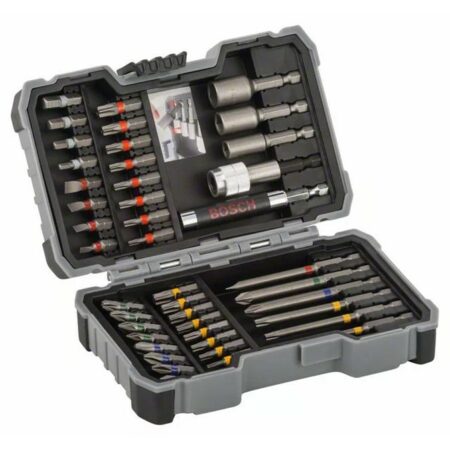 BOSCH | Screwdriver And Drill Bit Sets - Bit & Nutsetter Set + Universal & Magnetic Holders, 43 Piece