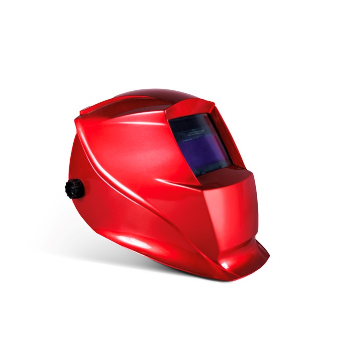 MATWELD Helmet Mat Auto-Dark Adjust Shiny Red 1