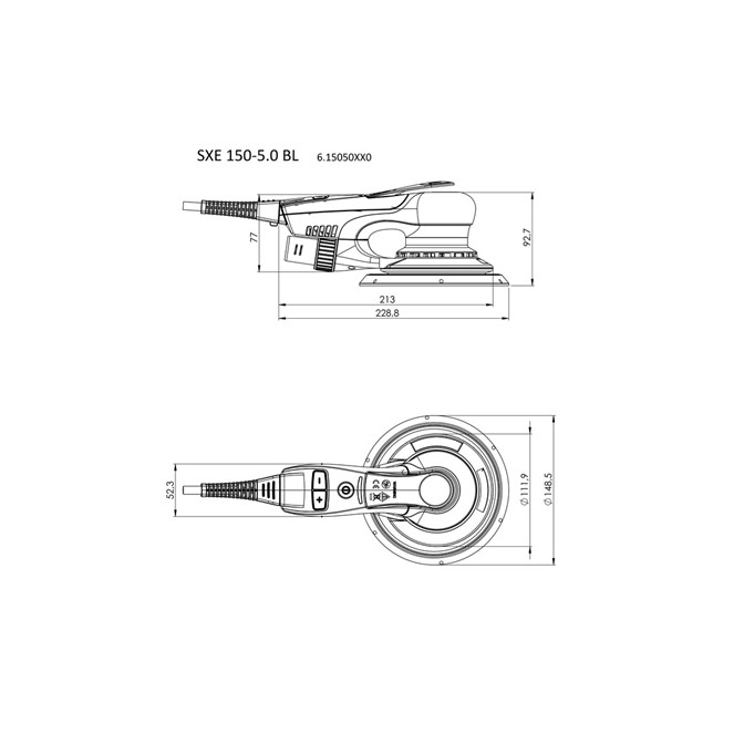 METABO Random Orbital Sander SXE 150-5.0 BL 1