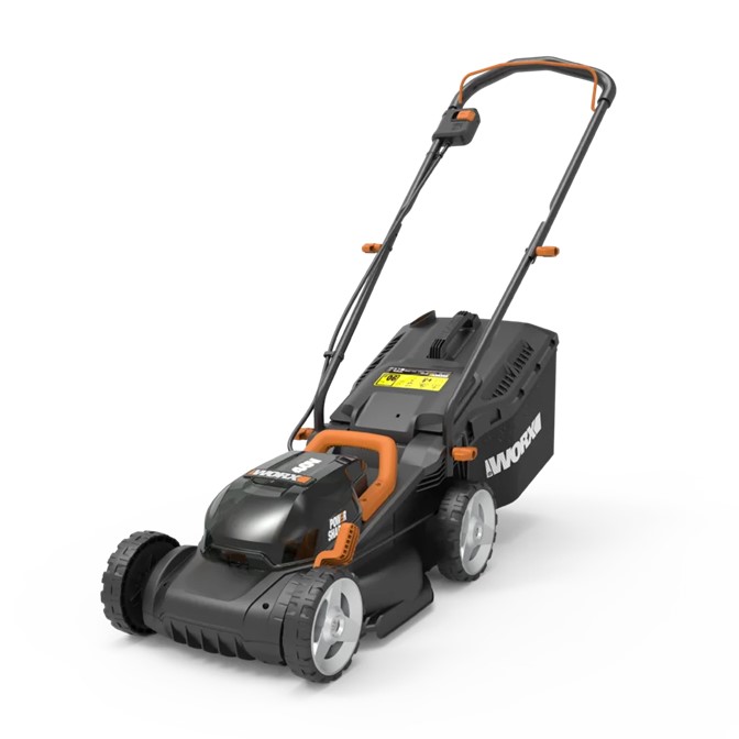WG779E Main WORX 34cm Cordless Lawn Mower 40V KIT