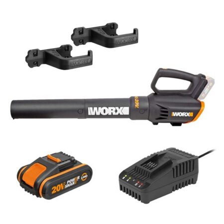 WORX TURBINE Leaf Blower 20V KIT WG547E | Plus FREE WA0139 Hang It