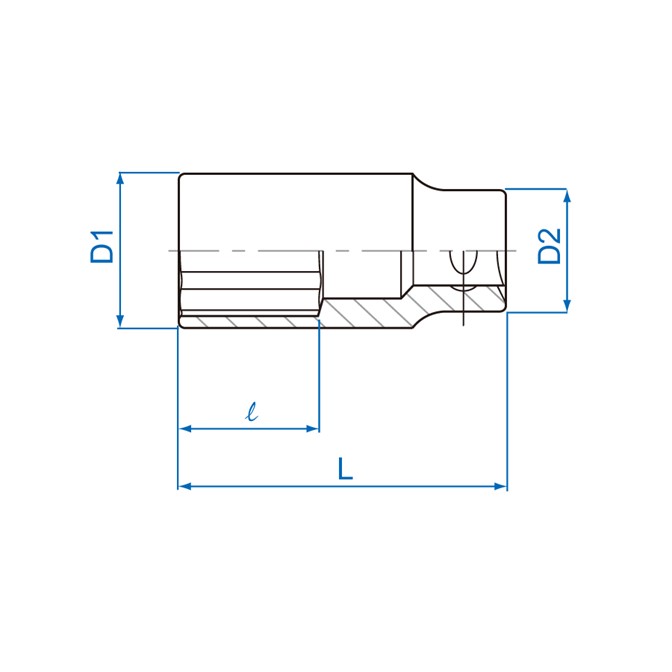 KING TONY 6PT Deep Sockets Imperial 3235S 1