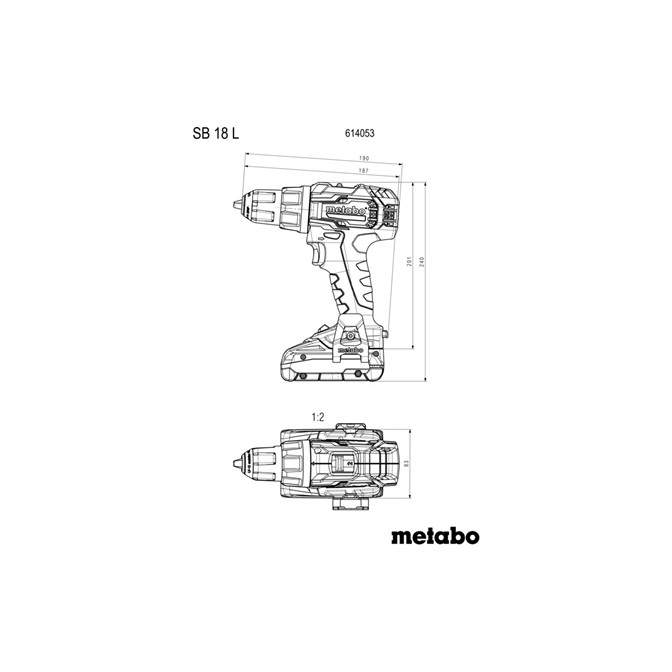 METABO 18V Hammer Drill Mobile Workshop SB 18 L Set 6