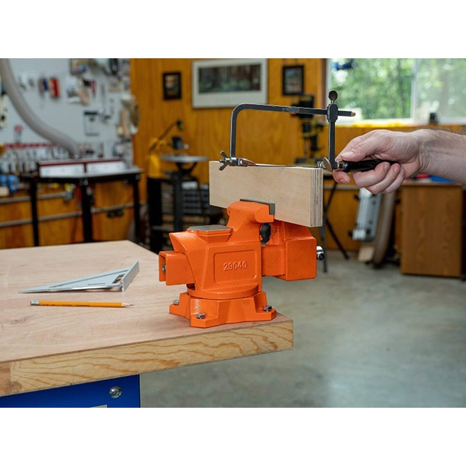 PONY JORGENSEN 4 inch Heavy-Duty Workshop Bench Vice 2