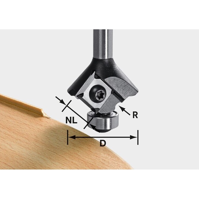FESTOOL Roundover Cutter With Reversible Blades FES499809 1