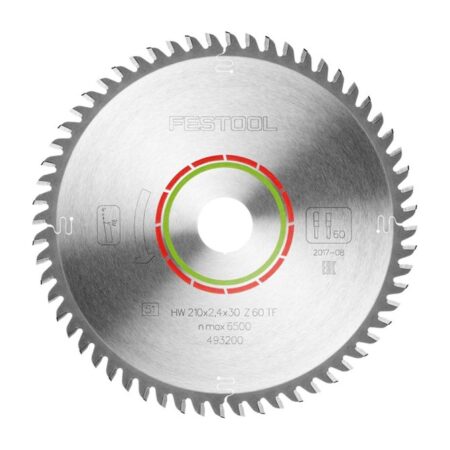 FESTOOL Wood RIP Cut Saw Blade 210mm TF60