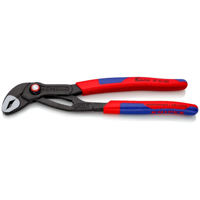 KNIPEX Cobra® QuickSet High-Tech Water Pump Pliers 250mm KNIPEX Cobra® QuickSet High-Tech Water Pump Pliers 250mm