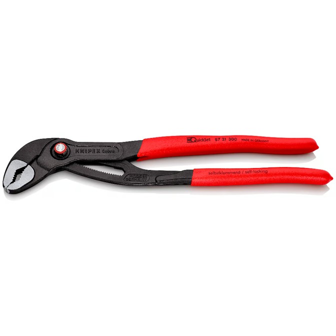 KNIPEX Cobra® QuickSet High-Tech Water Pump Pliers 87 21 300 1