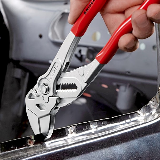 KNIPEX Water Pump Plier Wrench Chrome PVC 150mm 6