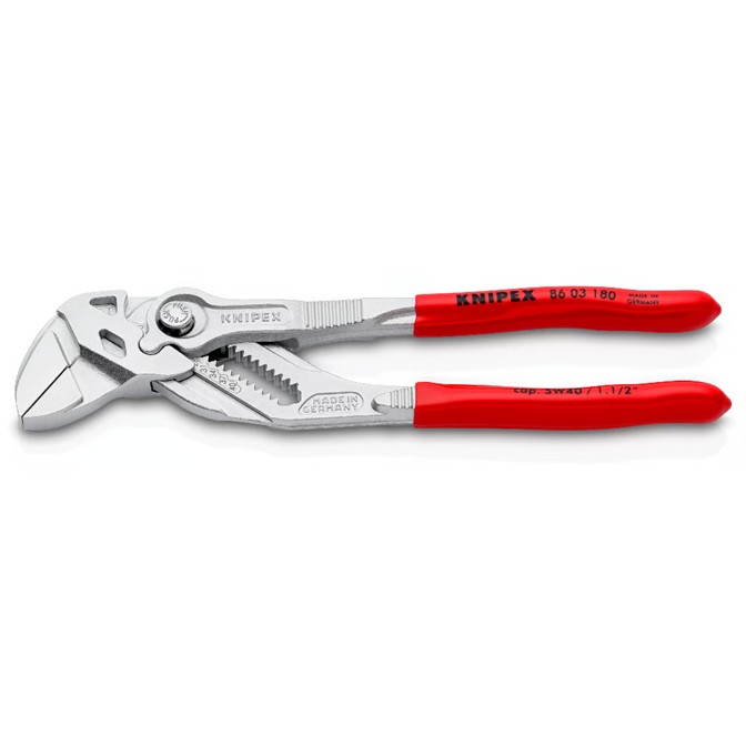KNIPEX Water Pump Plier Wrench Chrome PVC 180mm