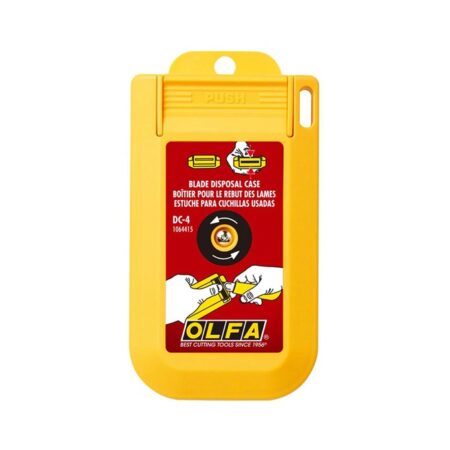 OLFA Blade Disposal Case With Push-Open Lid