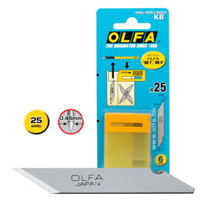 OLFA KB Blades 6mm 25-Piece 1
