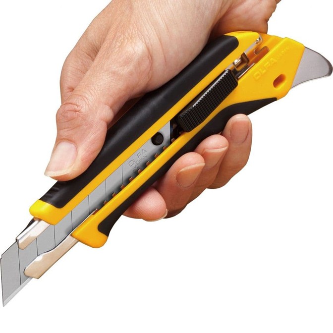 OLFA L5AL Heavy-Duty Snap-Off Cutter 18mm 2