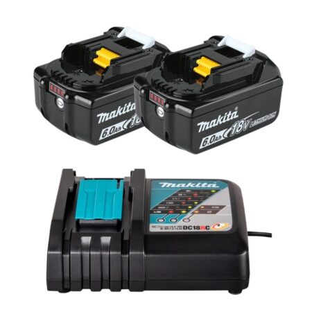 MAKITA 18V Batteries & Charger Combo 6.0 Ah