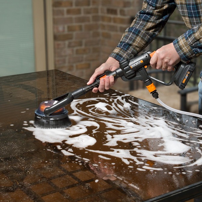 WORX Hydroshot Adjustable Power Scrubber WA1821 4