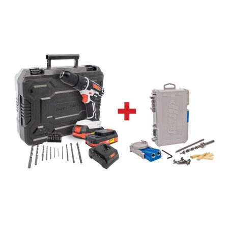 TORK CRAFT 20V Impact Drill Driver Kit With Kreg R3 Jig