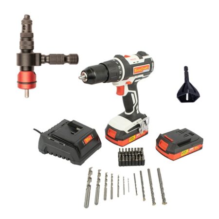 TORK CRAFT 20V Impact Drill Kit With Chamfer Tool