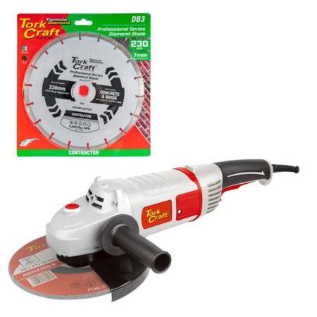 Tork Craft Angle Grinder With DB3 Diamond Blade TORKIT230C