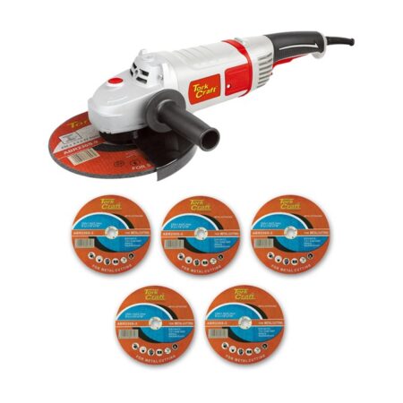 Tork Craft Angle Grinder With Cutting Discs TORKIT230S