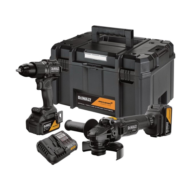 DEWALT x McLaren F1 Team 18V XR Twin Kit DEWALT x McLaren F1 Team 18V XR Twin Kit