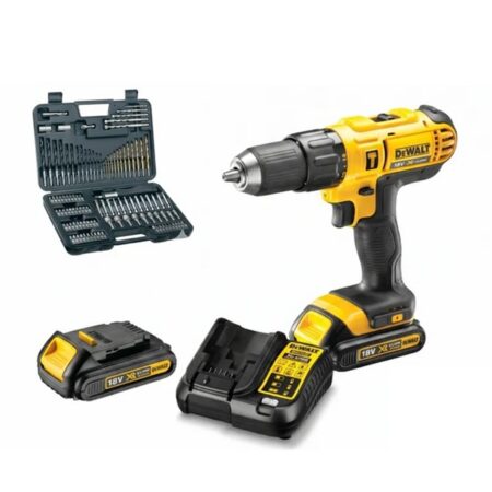 DeWalt Cordless Hammer Drill & Bit Set DCD776D2A