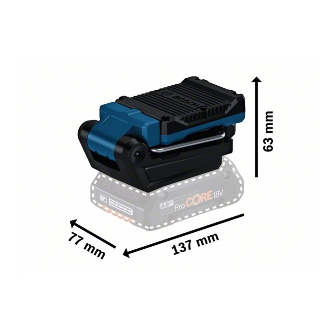 BOSCH 18V Cordless Battery Lamp GLI 18V-800 1