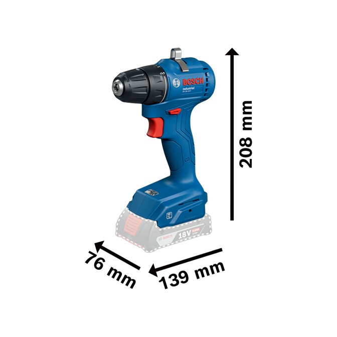 BOSCH 18V Cordless Drill Driver ISR 18V-30 P 1