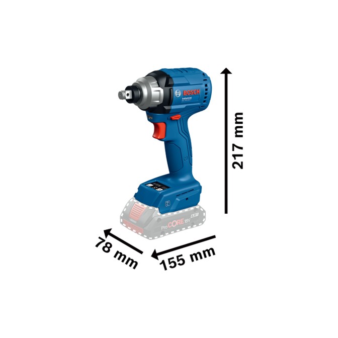 BOSCH 18V Cordless Impact Wrench IDS 18V-200T 1