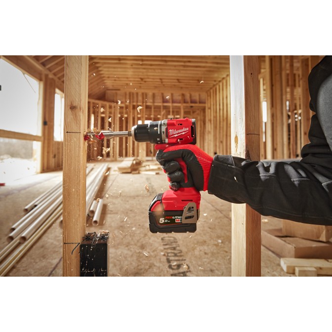 MILWAUKEE Cordless Percussion Drill Set M18 BLPDRC-422C 3