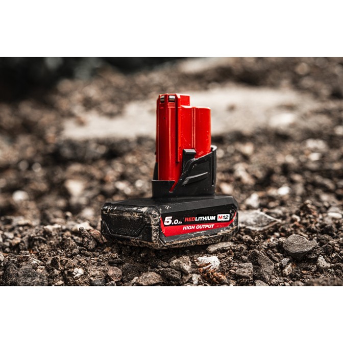 MILWAUKEE M12 HIGH OUTPUT 5.0Ah Battery 4