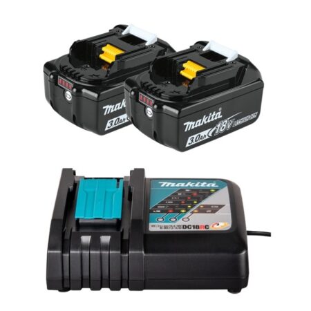 Makita Batteries & Charger Combo 3.0 Ah