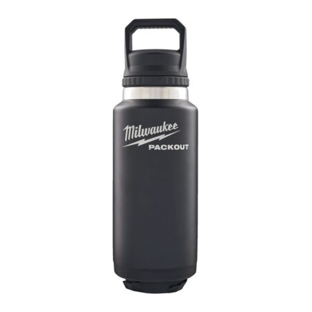 MILWAUKEE PACKOUT 1065ml Bottle Chug Lid Black