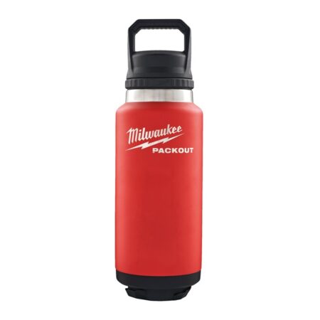 MILWAUKEE PACKOUT 1065ml Bottle Chug Lid Red