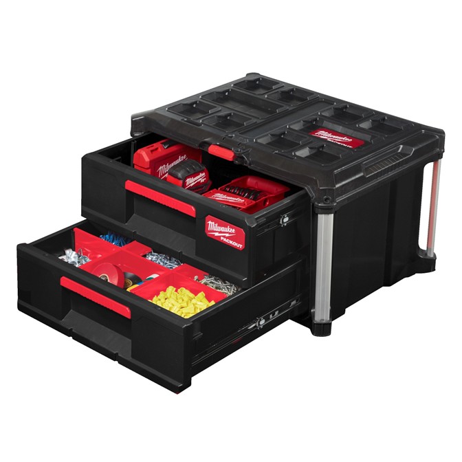 MILWAUKEE PACKOUT 2 Drawer Tool Box 4