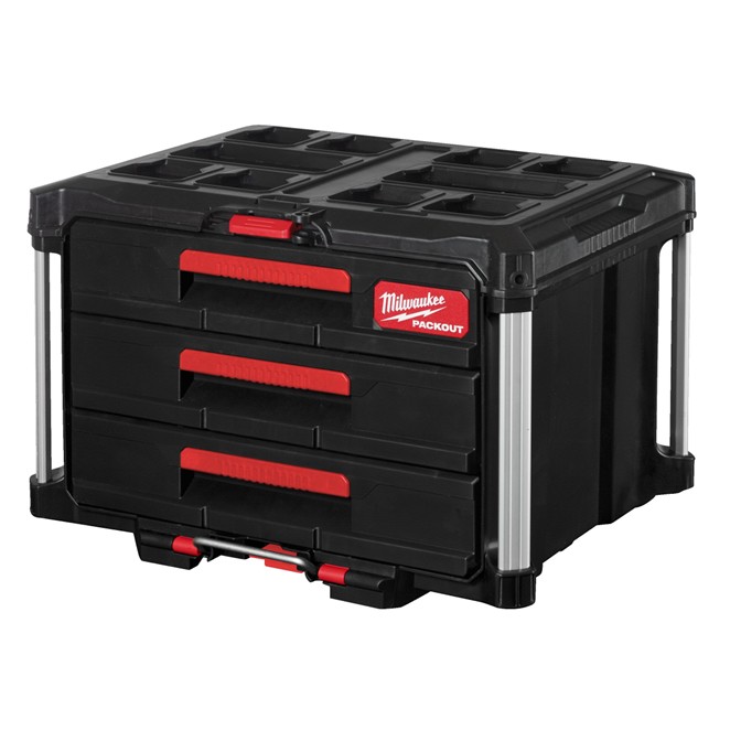 MILWAUKEE PACKOUT 3 Drawer Tool Box 1