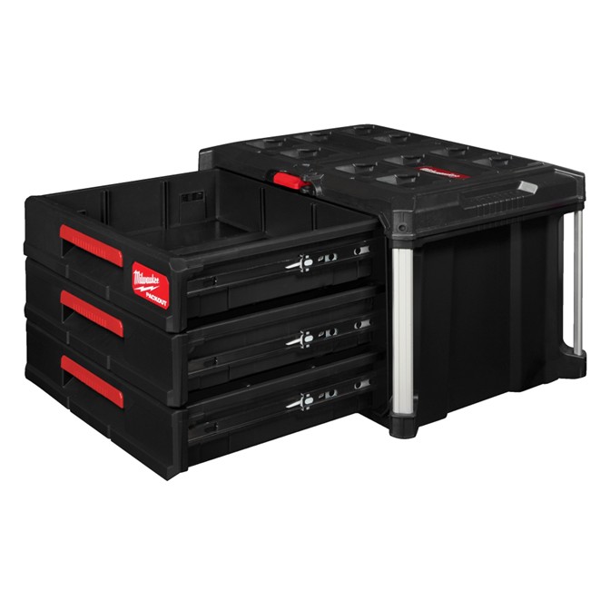 MILWAUKEE PACKOUT 3 Drawer Tool Box 3