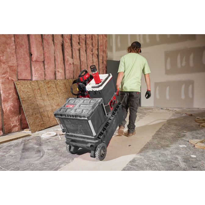 MILWAUKEE PACKOUT 710ml Bottle Chug Lid Red 5