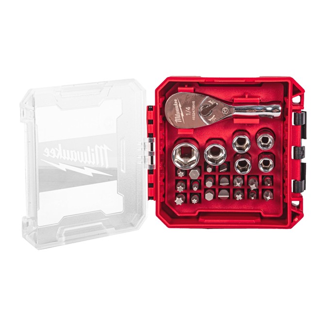MILWAUKEE PACKOUT Compact Ratchet Set 25 Piece 1