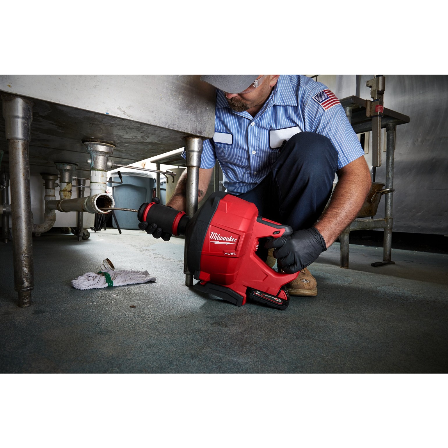 MILWAUKEE M18 FUEL Cordless Drain Cleaner 3