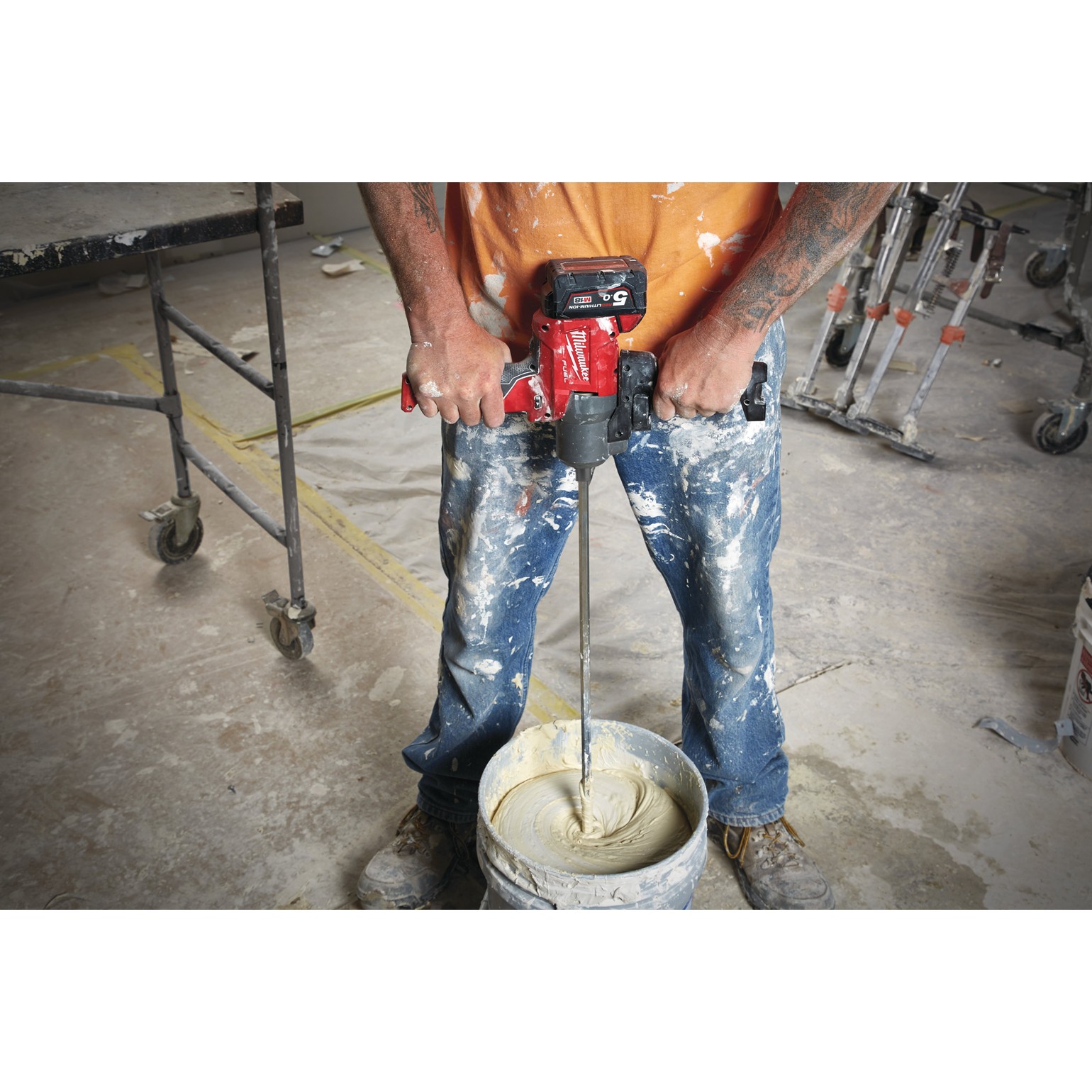 MILWAUKEE M18 FUEL Cordless Paddle Mixer 9