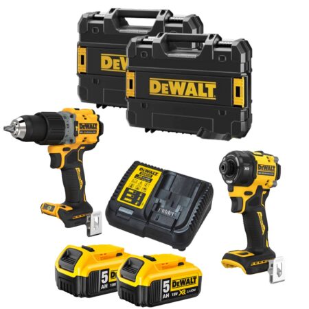 DEWALT 18V Hammer Drill and Impact Driver Kit DWCOMBO36