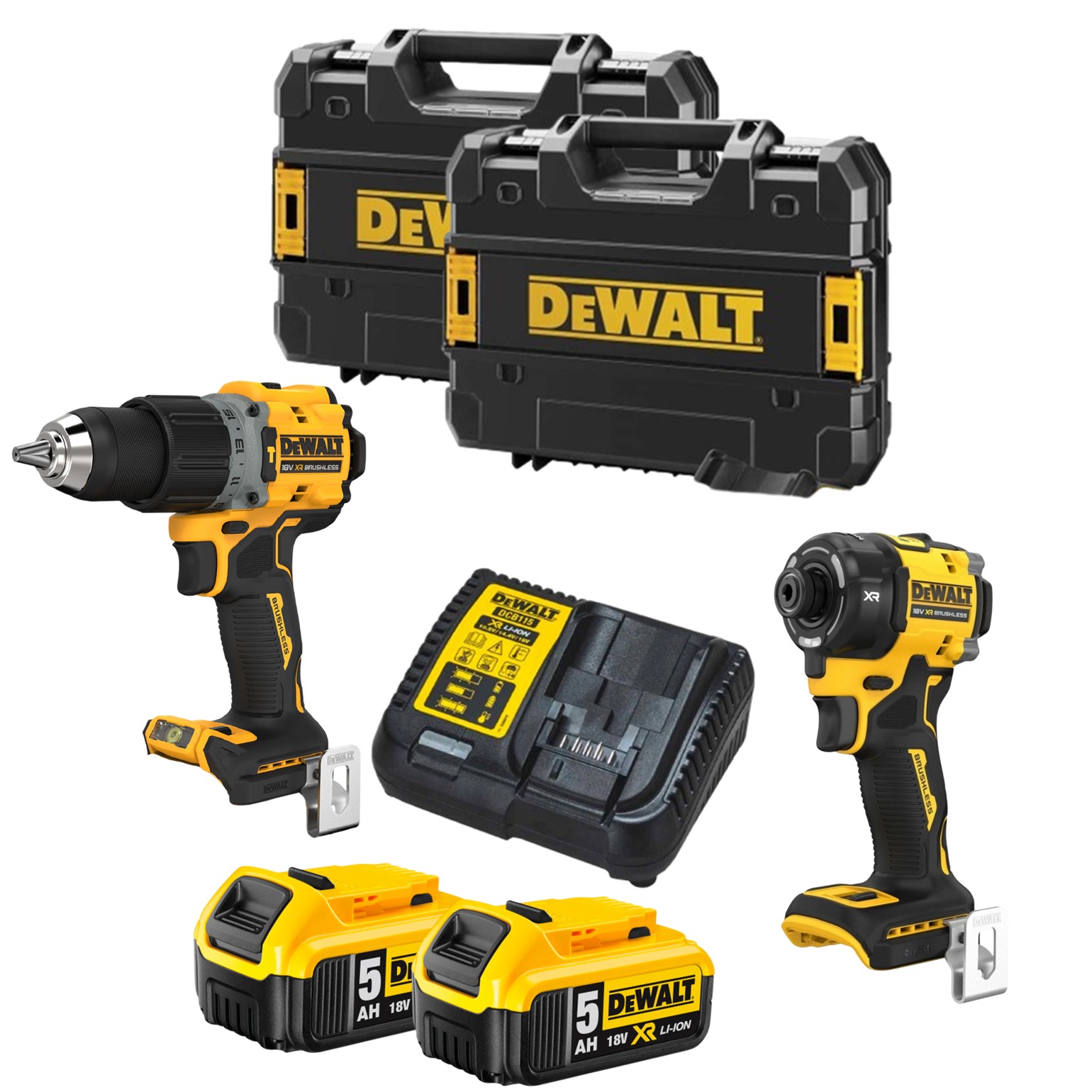 DEWALT 18V Hammer Drill and Impact Driver Kit DWCOMBO36 DEWALT 18V Hammer Drill and Impact Driver Kit DWCOMBO36